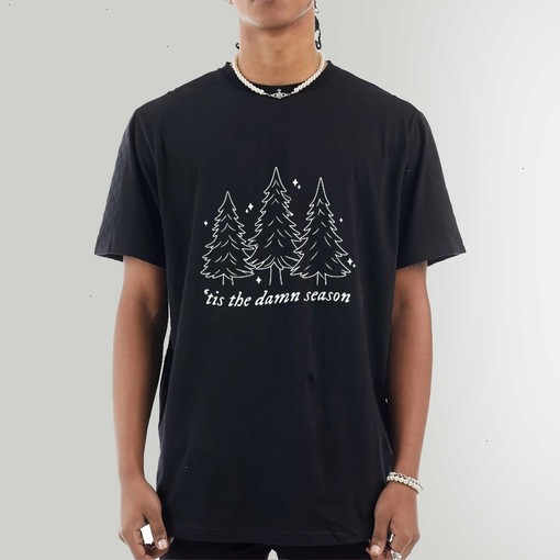 Tis The Damn Season Shirt, Christmas Tree Hoodie, Holiday Sweatshirt, Vintage Hoodie, Christmas Gift
